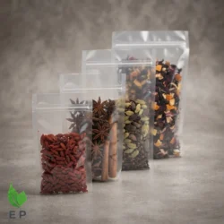 Transparent Flat Bottom Side Gusseted Pouch – Eco Product