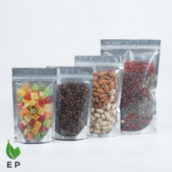 Aluminium Clear Standup Pouches – Resealable Ziplock Food Bags