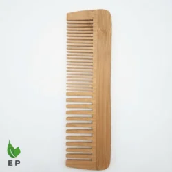 Bamboo Wooden Double Tooth Pocket Comb – Natural Eco-Friendly Fine & Wide Tooth Hair Comb