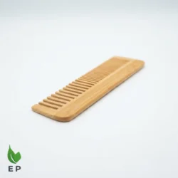Bamboo Wooden Double Tooth Pocket Comb – Natural Eco-Friendly Fine & Wide Tooth Hair Comb