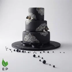 Black Cake Drum Board – Premium Round Black Cake Base for Wedding & Celebration Cakes by Eco Product