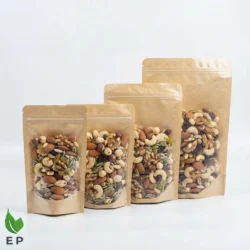Brown Kraft Paper Bags with Clear Front Window – Eco Product