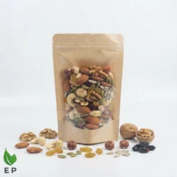 Brown Kraft Paper Bags with Clear Front Window – Eco Product