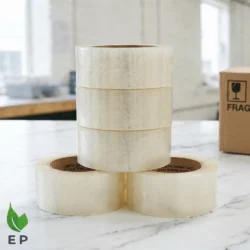 Clear Packaging Tape – Extra Strong Adhesive Transparent Tape Roll