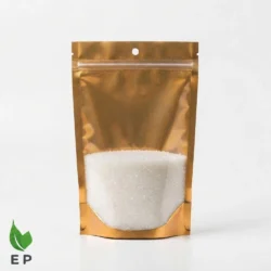 Front Transparent Copper Gold Aluminium Pouch – Eco Product