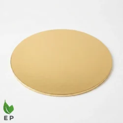 Golden Cake Board – Premium Round Gold Cake Base Board by Eco Product