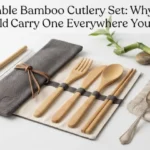 Reusable Bamboo Cutlery Set: Why You Should Carry One Everywhere You Go