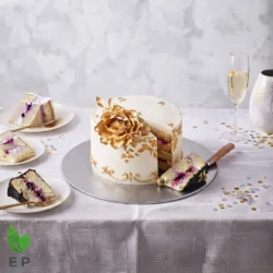 Silver Cake Board – Premium Round Silver Cake Base Board by Eco Product