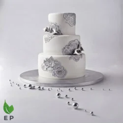 Silver Cake Drum Board – Premium Round Cake Base by Eco Product
