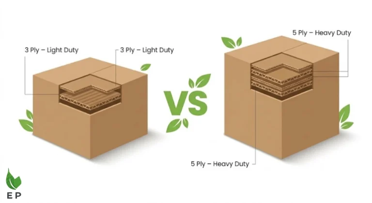 3 Ply vs 5 Ply Boxes: Which One Do You Need? (Strength, Cost & Best Uses)