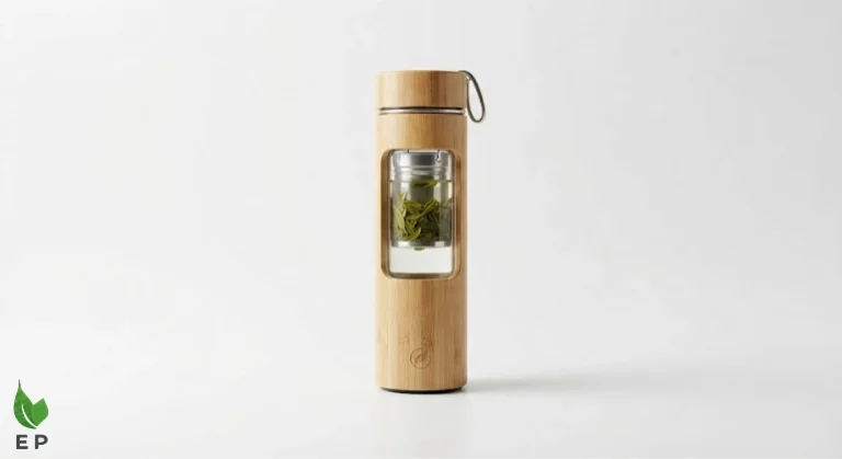 550ml Bamboo Water Bottle with Tea Infuser: Your Perfect Eco Travel Companion
