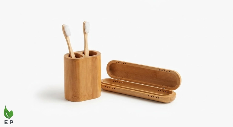 Bamboo Toothbrush Holder & Travel Case: Organize Your Oral Care Naturally