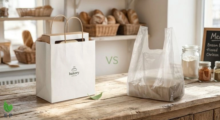 Kraft Paper Cake Bags vs Plastic Bags: Which Is Better for Your Bakery?